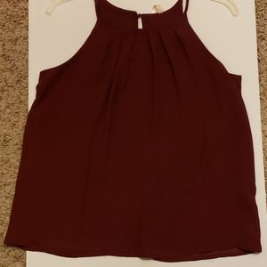 Maroon tank top